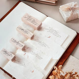 NOVE Flow & Slow (Calligraphy) Rubber Stamp Go with Your Heart