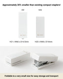 MD XS Compact Stapler White B