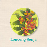 LDS Batik Coaster Bunga [2pcs] Lonceng Senja
