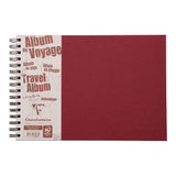 CF Age Bag Travel Album A4 L 80s Lined+Plain Red