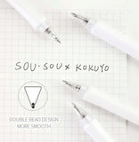 KOKUYO x SOU.SOU viviDRY Gel Pen 0.5mm So-Su-U Black