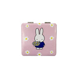 MIFFY Pocket Mirror Rectangle Pink Flower