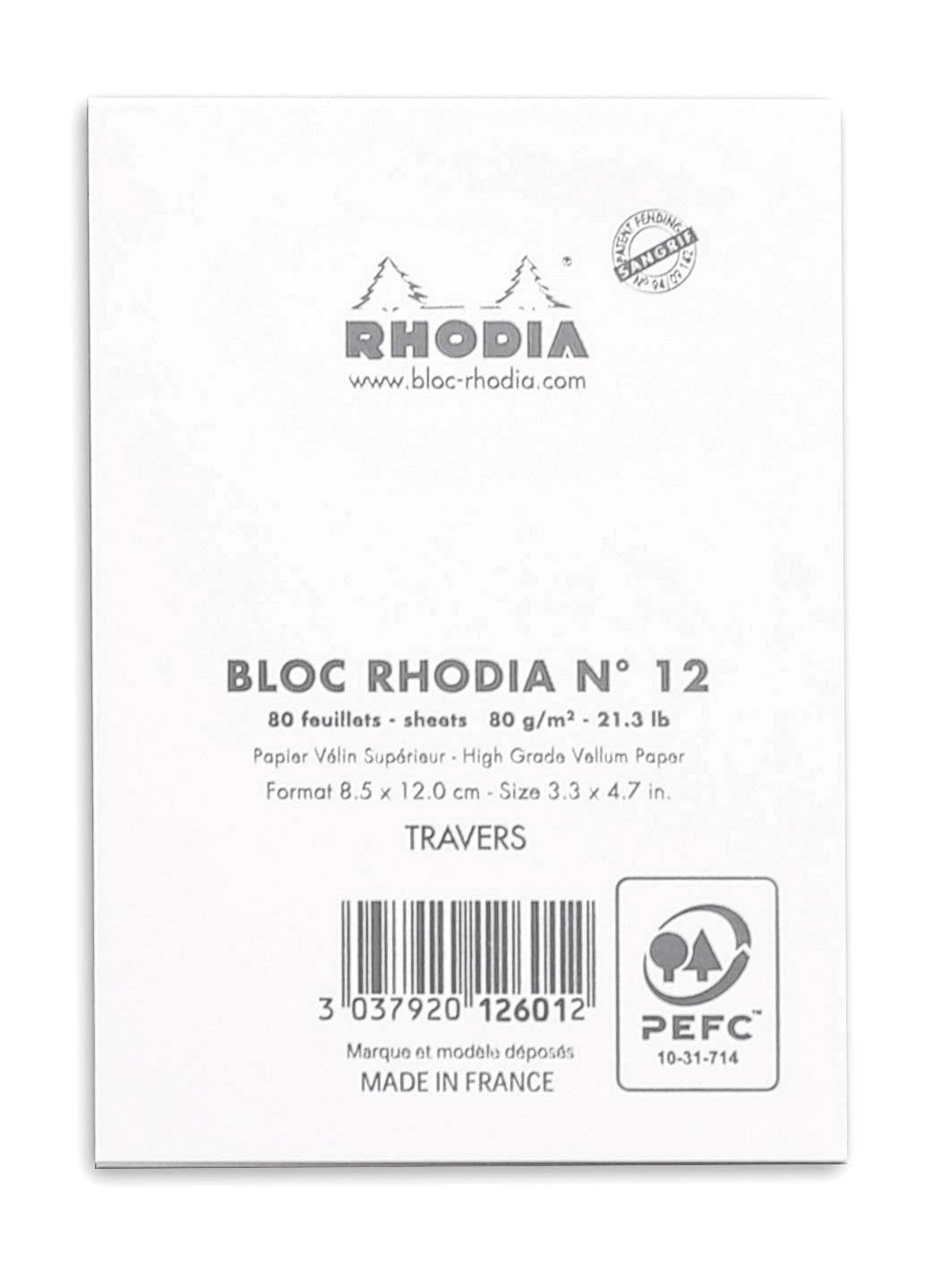 RHODIA Basics HSP No.12 85mm x 120mm