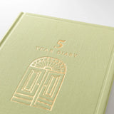 MIDORI 5-Year Diary Gate Mini Light Green