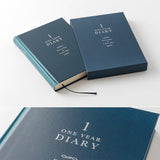 MD Notebook Diary One Day One Page Classic Blue