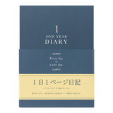 MD Notebook Diary One Day One Page Classic Blue