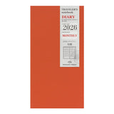 TRAVELER'S Notebook Refill 2026 Monthly