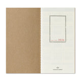 TRAVELER'S Notebook Refill 2026 Weekly Vertical