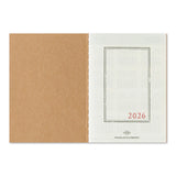 TRAVELER'S Notebook Passport Size Refill 2026 Monthly