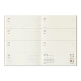 TRAVELER'S Notebook Passport Size Refill 2026 Weekly