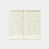 TRAVELER'S notebook Refill 2027 Monthly