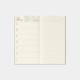 TRAVELER'S notebook Refill 2027 Weekly + Memo