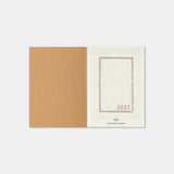 TRAVELER'S notebook Passport Size Refill 2027 Monthly