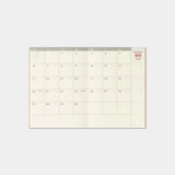 TRAVELER'S notebook Passport Size Refill 2027 Monthly