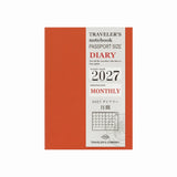 TRAVELER'S notebook Passport Size Refill 2027 Monthly