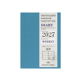TRAVELER'S notebook Passport Size Refill 2027 Weekly