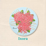 LDS Batik Coaster Bunga [2pcs] Ixora