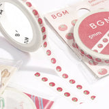 BGM Masking Tape 5mm Tomato Time