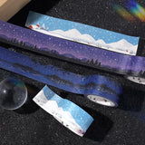 BGM Masking Tape Foil Stamped Dreamy Scenery Starry Sky