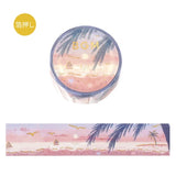 BGM Masking Tape Foil Stamped Dreamy Scenery Coast