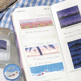 BGM Masking Tape Foil Stamped Dreamy Scenery Coast