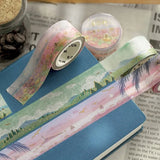 BGM Masking Tape Foil Stamped Dreamy Scenery Coast