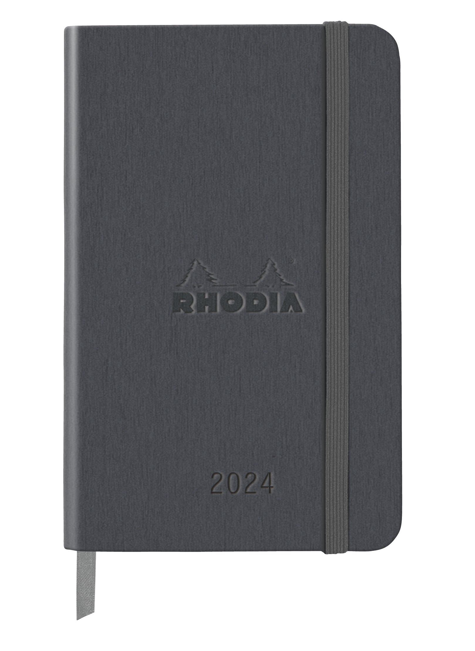 RHODIA 2024 Webplanner A6 Weekly Vertical Titanium
