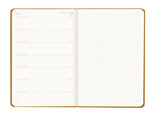 RHODIA 2024 Webplanner A6 Weekly Horizontal Gold
