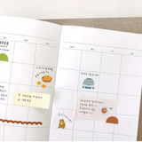 SUATELIER Sticky Memo Daily Plan 33 Earth