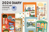 TRAVELER'S 2024 Notebook Customized Sticker Set for Diary