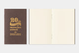 TRAVELER'S Notebook Card Size 20th Anniversary Set Brown