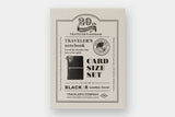 TRAVELER'S Notebook Card Size 20th Anniversary Set Black