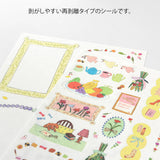 MIDORI Yuru Log Sticker 2 Sheets Scandinavia