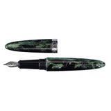 BENU Minima Fountain Pen Mystical Green Silver Fine