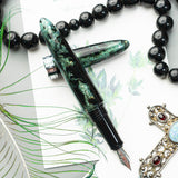BENU Minima Fountain Pen Mystical Green Silver Fine