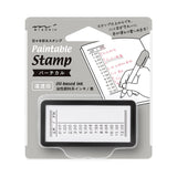MD Paintable Stamp Pre-Inked Half Size Vertical