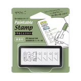 MD Paintable Stamp Pre-Inked Half Size To Do List