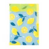 MD 3 Pockets Clear Folder A4 Lemon