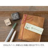 MIDORI OJISAN 30th Anniversary Wooden Stamp B