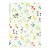 MD 3-Pocket Clear Folder A4 Flowers C