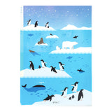 MD 3-Pocket Clear Folder A4 Sea Creatures