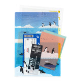 MD 3-Pocket Clear Folder A4 Sea Creatures