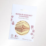 LDS Batik & Songket Coasters 2pcs Yellow