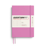 Leuchttum 1917 Notebook Medium (A5), Softcover, 123 numbered pages, Bubblegum, Dotted