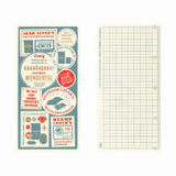 TRAVELER'S notebook Plastic Sheet 2027
