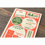 TRAVELER'S notebook Passport Size Plastic Sheet 2027