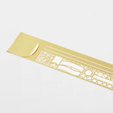 MIDORI Clip Ruler Decorative Pattern A