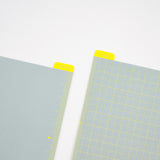 HOBONICHI Pencil Board A6 size Ice Gray x Yellow