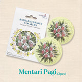 LDS Batik Coasters 2pcs Mentari Pagi