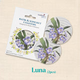 LDS Batik Coasters 2pcs Luna
